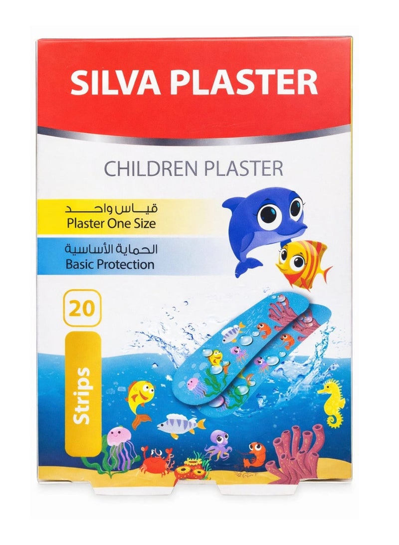 SILVA Pack Of 2 Silva Plaster Children Plaster 20 Strips - Image 2